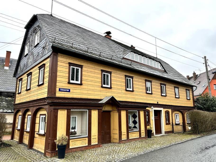 Rustikales Studio-Apartment Blockstube Im Haus Selma Großschönau Exterior foto